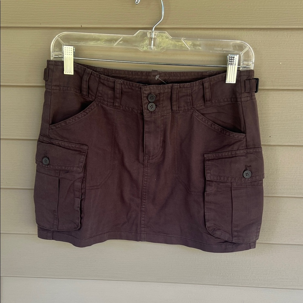 Brandy Melville Charcoal Cargo Skirt- OS